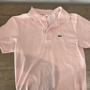 Lacoste Pink Polo Shirt boys